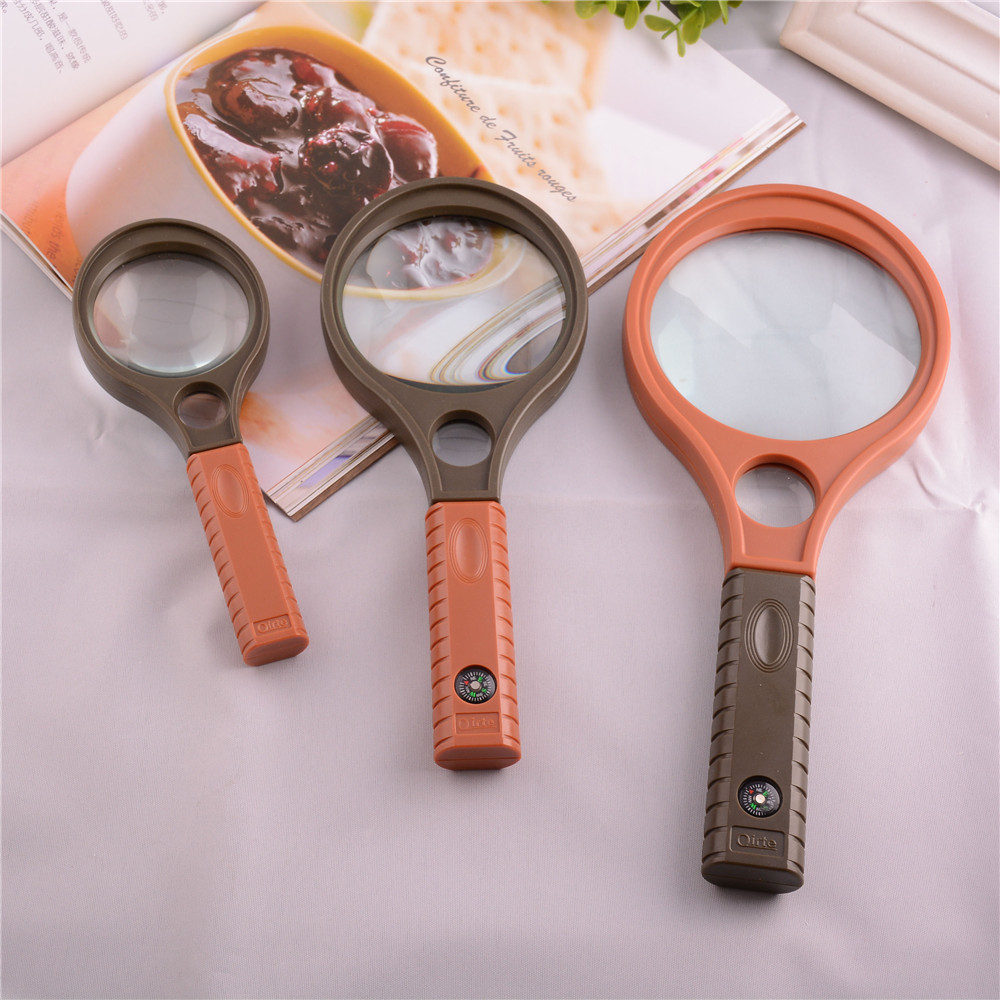 Jinghui manufacturers direct sales handheld racquet high magnifying glass for the elderly magnifying glass