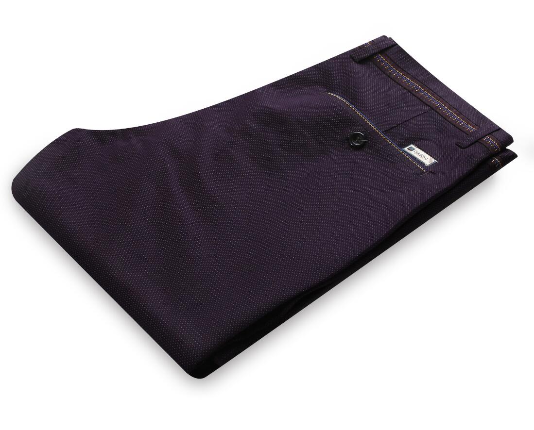 2016 new men's casual pants knitted elastic fabric