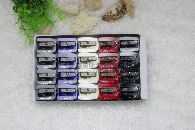 批发上海友谊代理 单孔化妆笔卷笔刀 眼线笔刀 眉笔刀 削笔器产品图