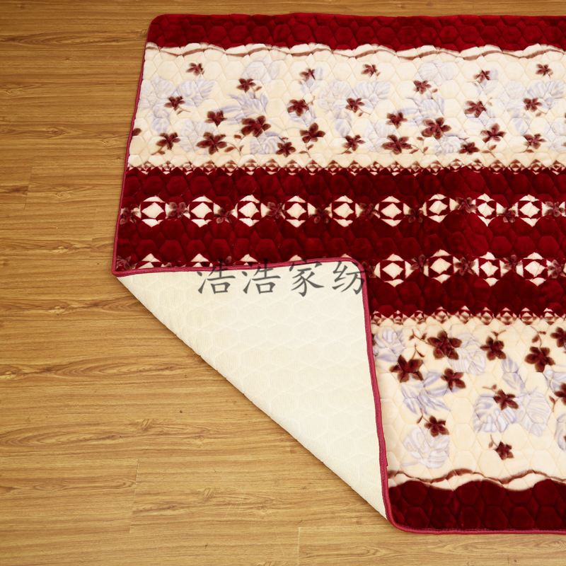 Patterned Microfiber Polyester Bed Mat details Picture