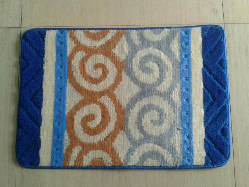 Three color bright silk mat door non-slip mat kitchen door mat bathroom door mat thumbnail