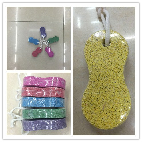 八字形染色磨脚石磨脚皮去脚皮去死皮脚工具搓脚板