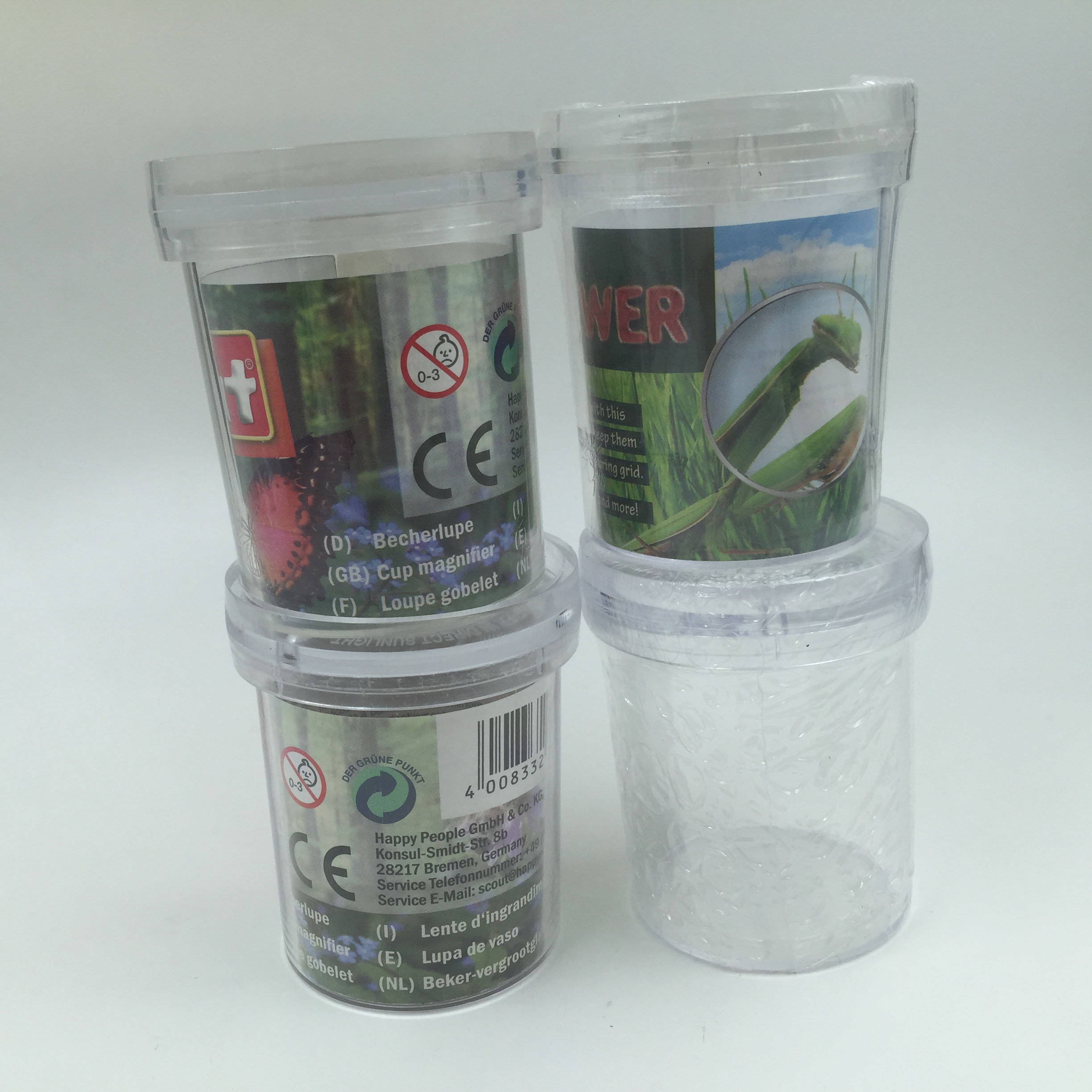 Jinghui factory direct children's early education insect viewer cylinder insect box viewer magnifier