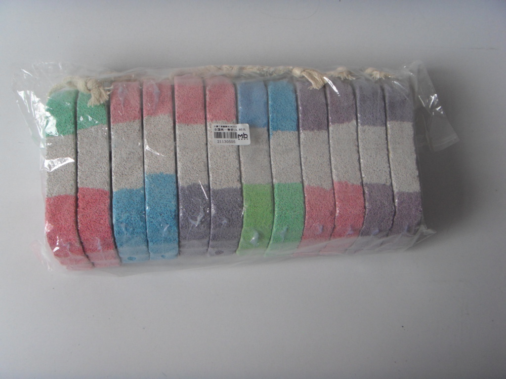 染色脚型磨脚石磨脚皮去脚皮去死皮脚工具搓脚板产品图