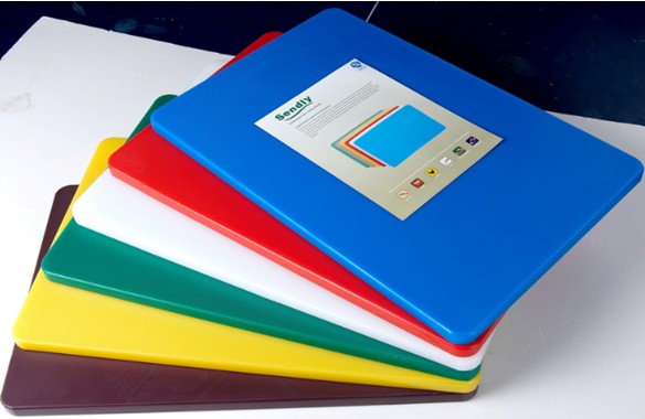 Anti-bacterial non-slip cutting board Non-moldy plastic cutting board Large fruit cutting board Cutting board Meat crystal color cutting board