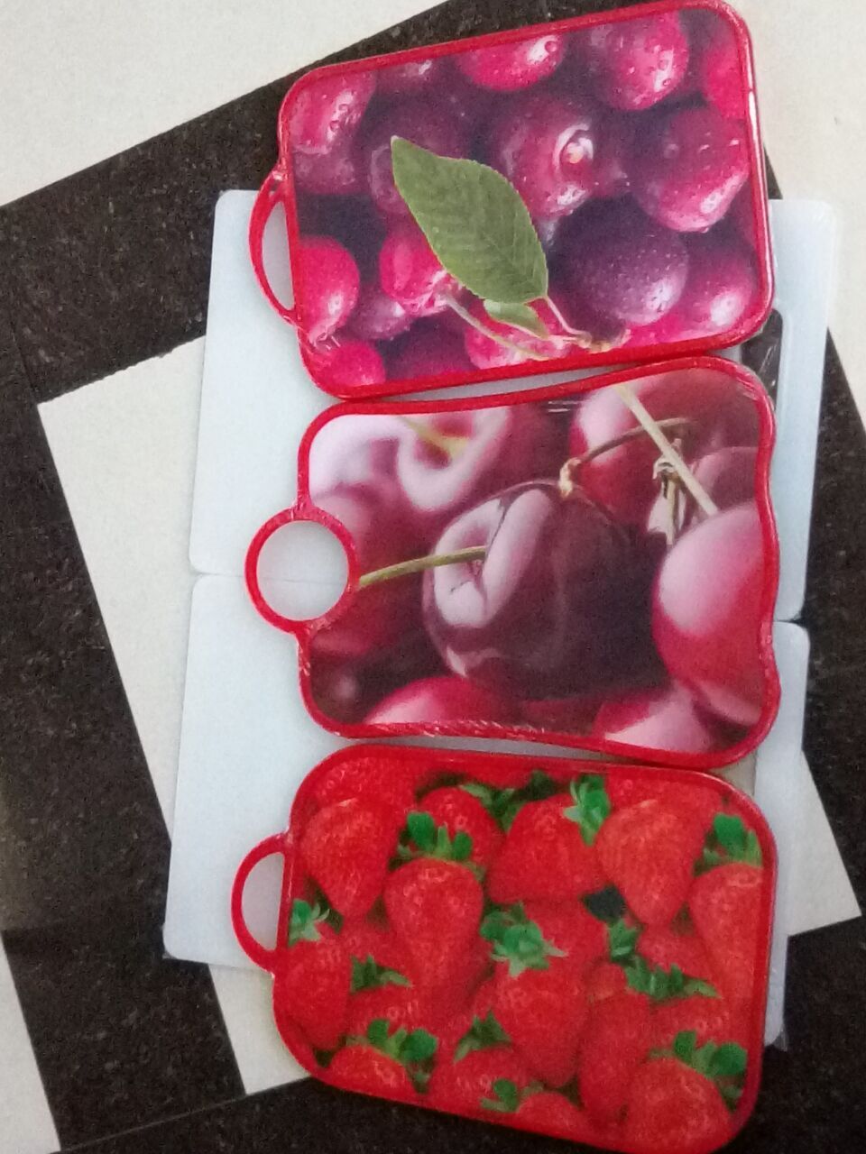 H806PP Wood-laminated cutting board Antibacterial wood-laminated cutting board Food wood-laminated cutting board hanging plastic cutting board