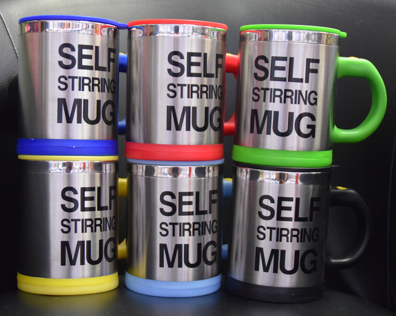 New stainless steel electric coffee stirring cup