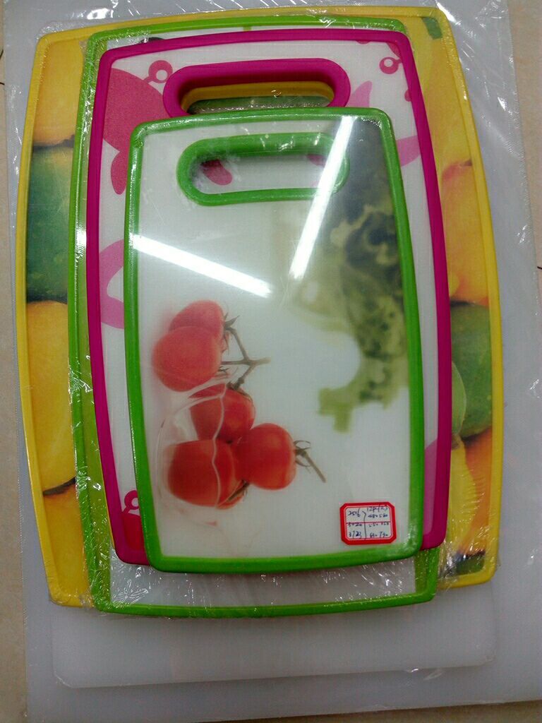 3D塑料菜板 夹木菜板外贸款菜板 