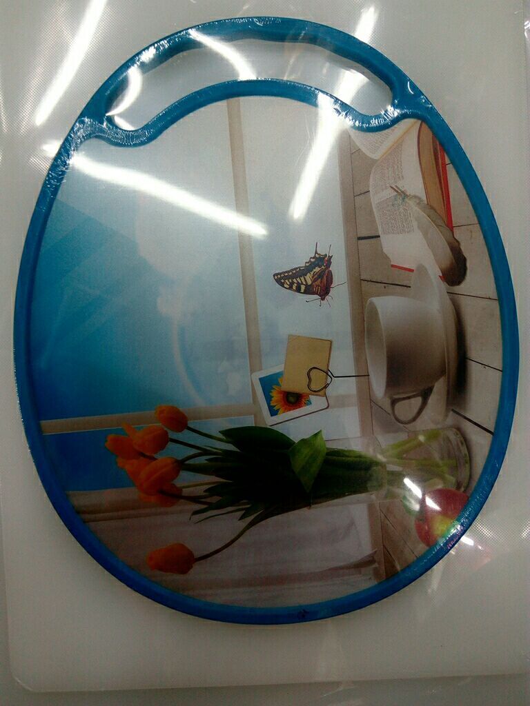 807PP laminated wood cutting board Antibacterial laminated wood cutting board Food laminated wood cutting board Round plastic cutting board