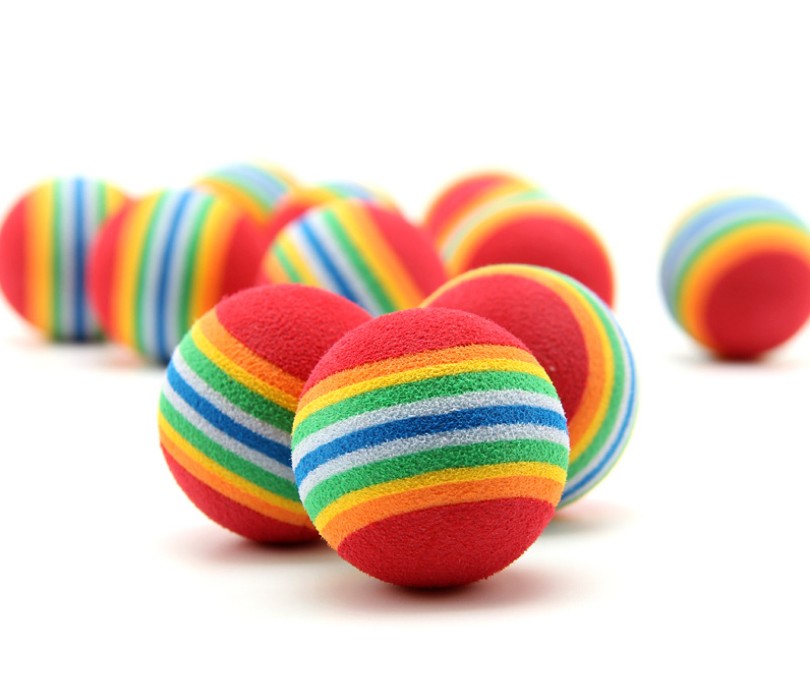 Pet toys, super Q rainbow balls, cat toys, cat and dog toys, TV shopping products details Picture