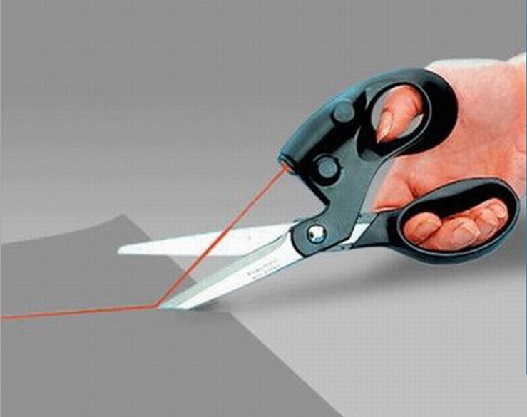 laser scissors TV家用红外线激光剪刀多功能产品图