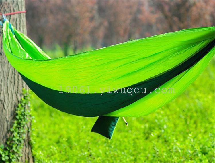 الأرجوحة الخاصة بالأرجوحة والمخيمة في الهواء الطلق بمظلة مزدوجة details Picture