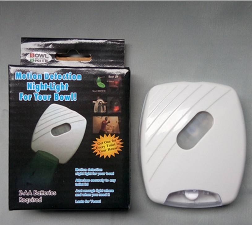 TV Shopping new LED toilet light Red green toilet light LED sensor toilet light