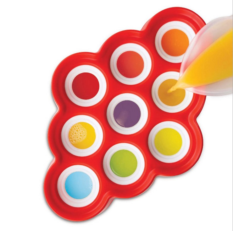 tv Products MINI POPS Popsicle mold Silicone Popsicle mold 9 Popsicle molds