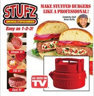 Stufz TV Manual Hamburger Patty Making Machine creative kitchen gadget