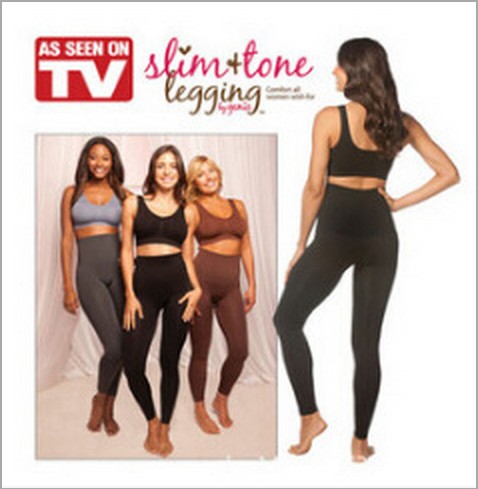 Slim&tone Legging high-waisted, nine-part, seamless body pant