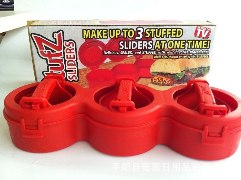Stufz sliders Manual Hamburger press 3pcs one-piece hamburger press