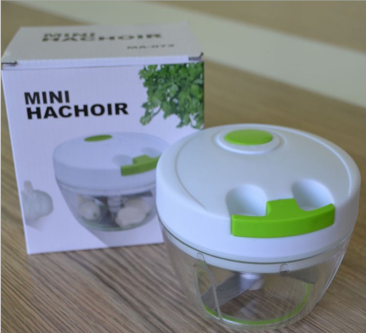 Kitchen multi-functional hand pull rope rotary chopping machine meat and vegetable cooking machine
