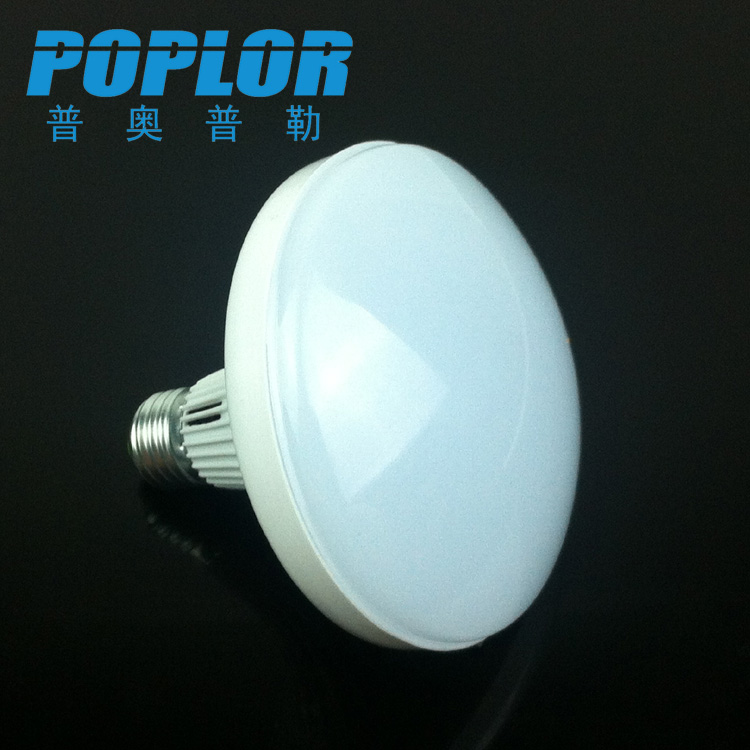 LED飞碟灯18W球泡蘑菇灯 塑料PC材质高亮节能环保E27产品图