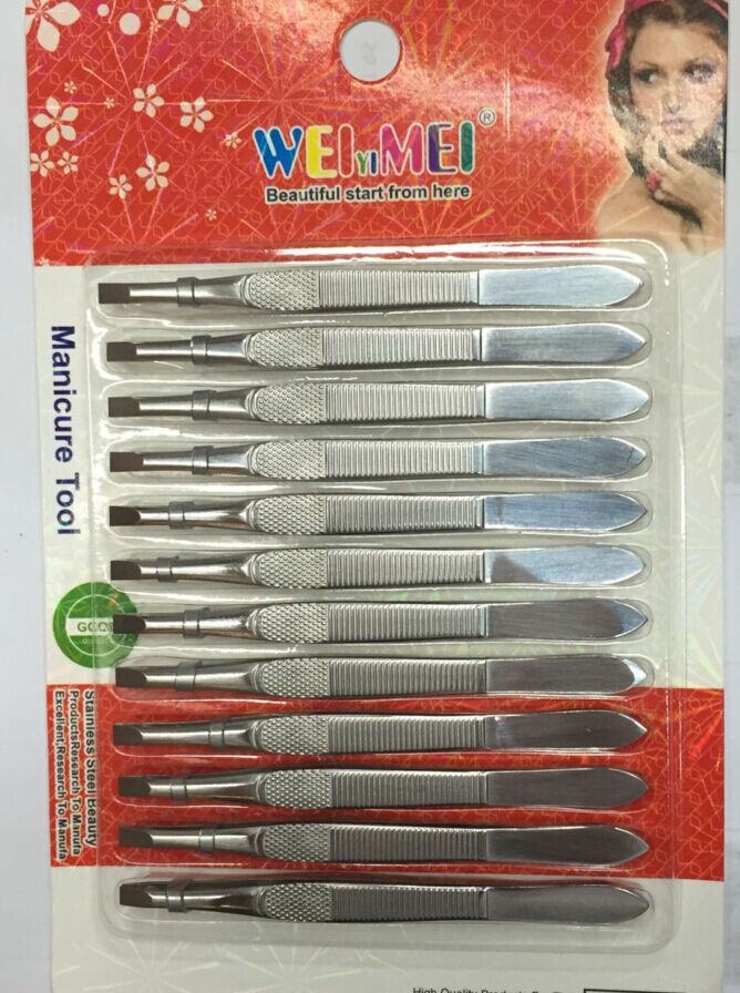 Stainless steel eyebrow clip 670 eyebrow pliers easy to pull painless plucking tool thumbnail