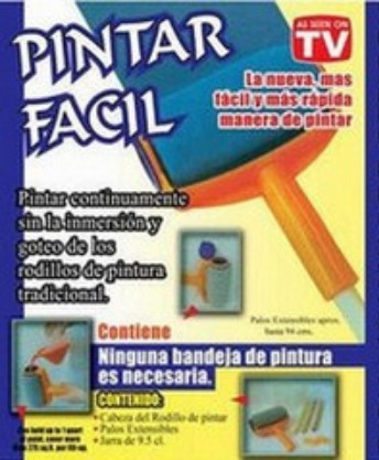 Pintar Facil TV new multi-function roller brush long handle paint brush