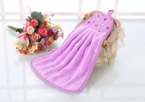Hand Towel Thickened And Absorbent Non-Oil Kitchen Towel Dish Towel Rag Hand Towel Can Be Hung Cloth Specification drawing
