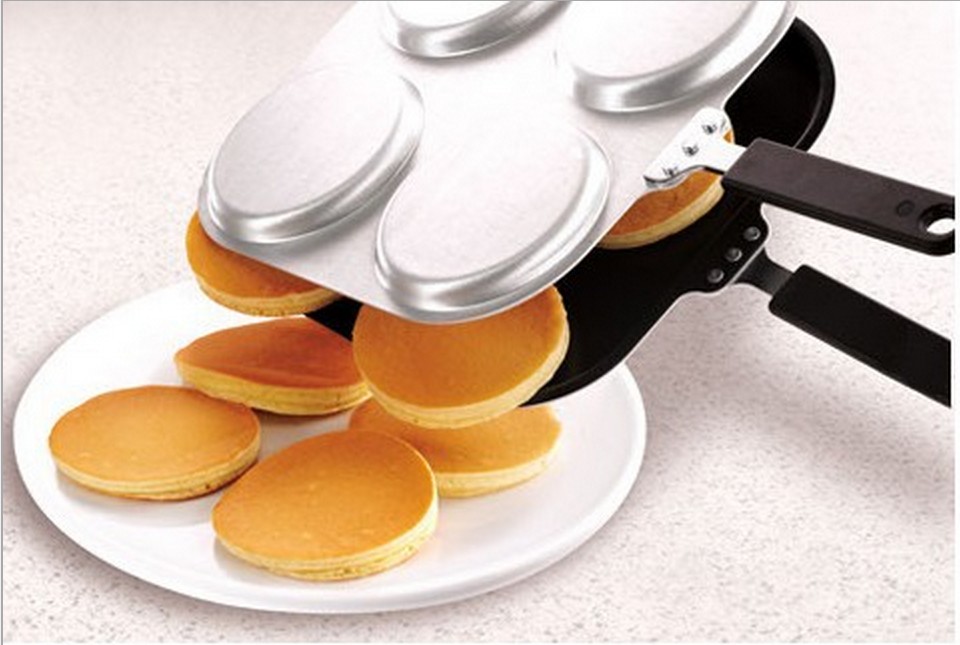 TV Pancake 4 hole cake pan bread pan baking pan baking pan