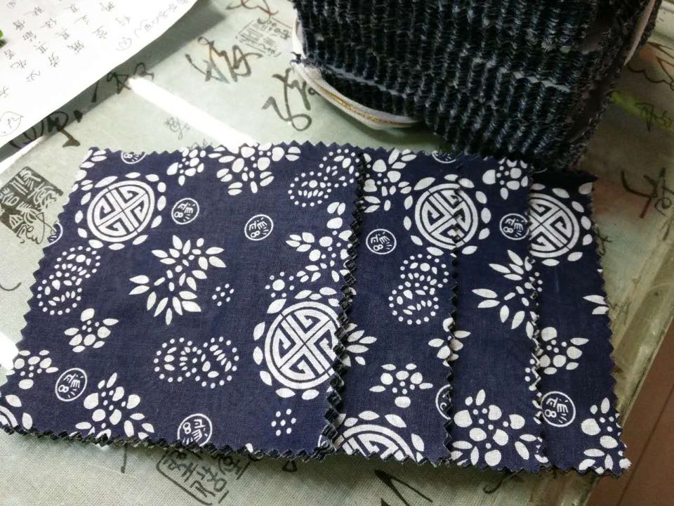Blue Cloth Slice Wavy Pattern Can Be Processed In Any Size