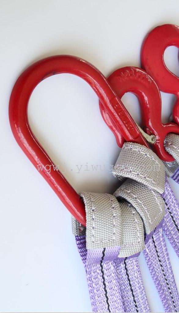 The length of polyester webbing for complete sets of lifting slings and rigging can be customized details Picture