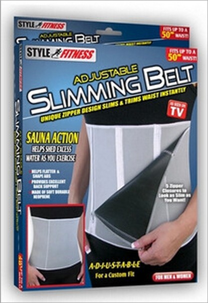 SLIMM TV men's waistband, waistband, zipper tight belt =5 zippers