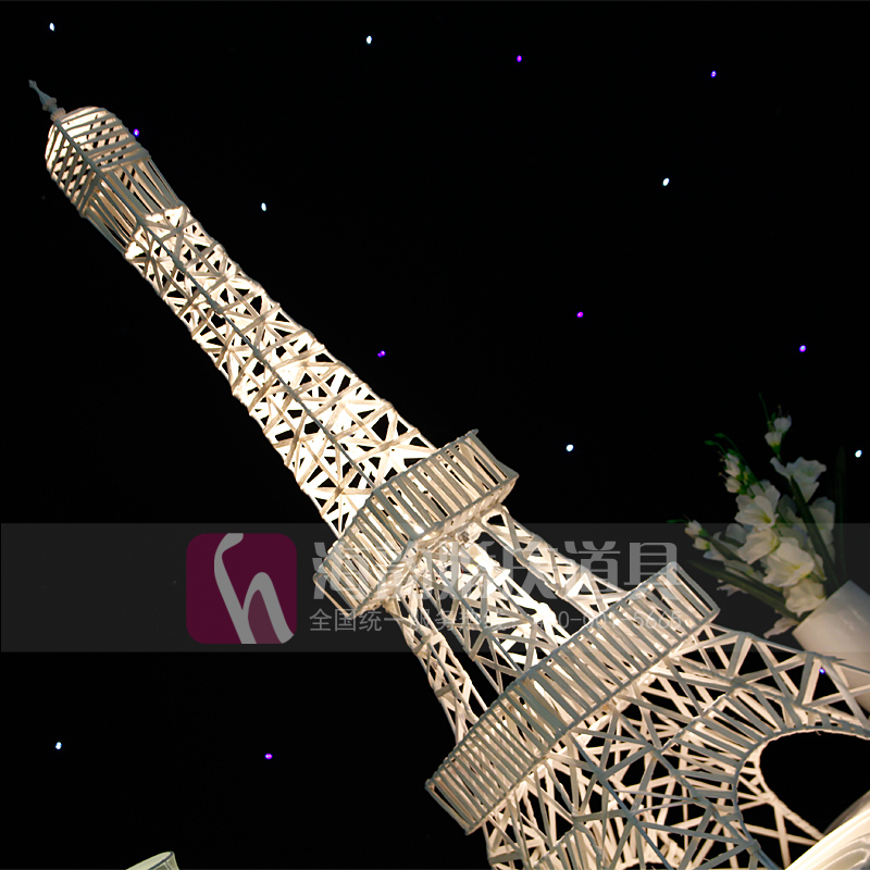 Haiyun's new wedding props, wedding ornaments, decorative creative supplies, Eiffel Tower Application Scenario