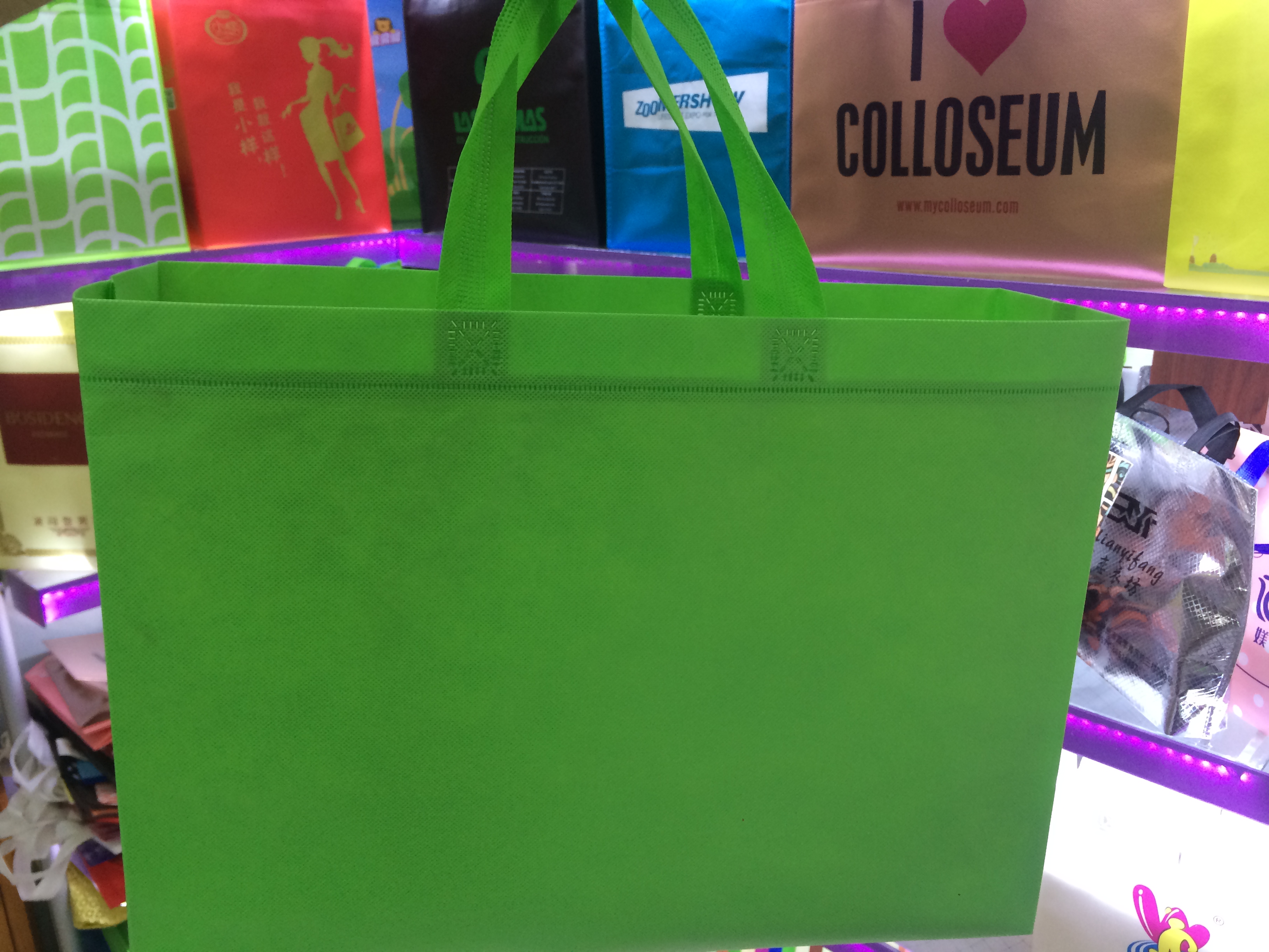 Non-woven fabric handbags in stock