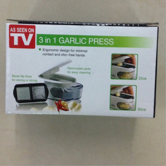 TV product garlic in 3in1 garlic garlic press garlic cutter