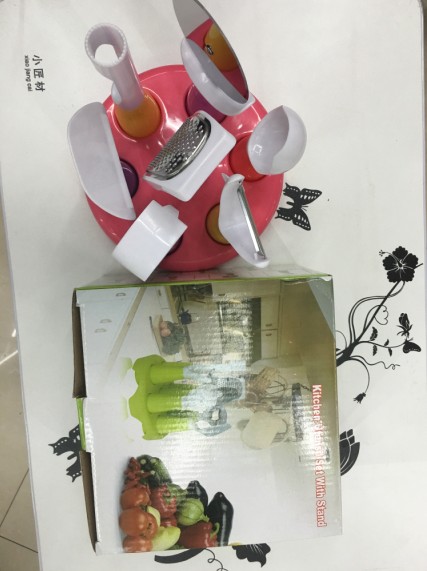 2016 new 7-piece Mini Kitchen Gadget set Pizza Knife Cheese ice Cream scoop