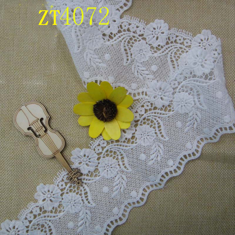 Auxiliary materials: lace, barcode, water-soluble lace, embroidery, milk thread Application Scenario