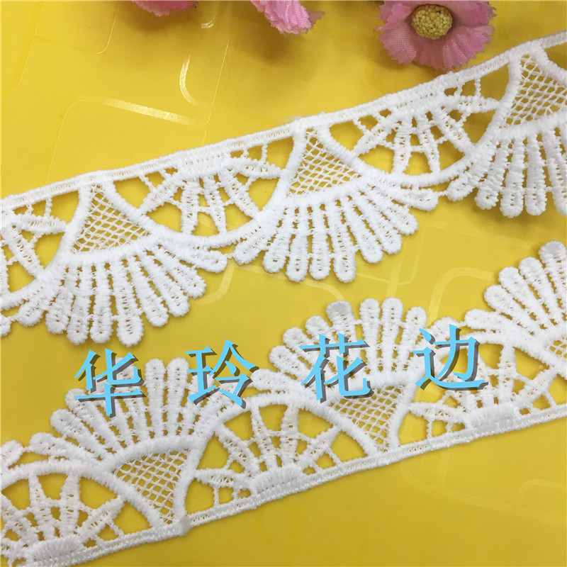 Lace, water-soluble lace, cotton thread, lace, lace, clothing, shoes, hats, curtains, sofas, textile accessories