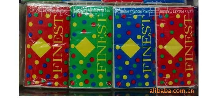 Handkerchief paper, napkins, foreign trade export packaging tissues details Picture