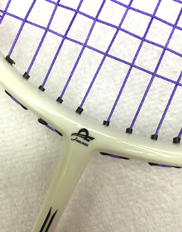 Olix 6858 carbono aleación de aluminio una pieza raqueta de bádminton raqueta de control tipo un par dos colores en el interior Specification image