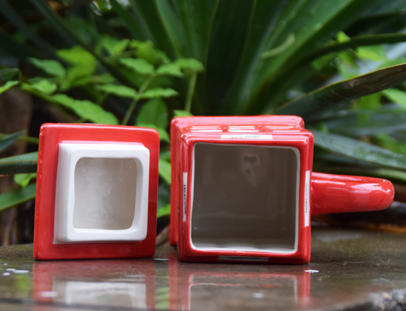 Ceramic phone booth cup Specification drawing