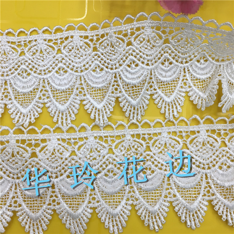 تكميل الماء، التطريز المائي مع الخيوط القطنية details Picture