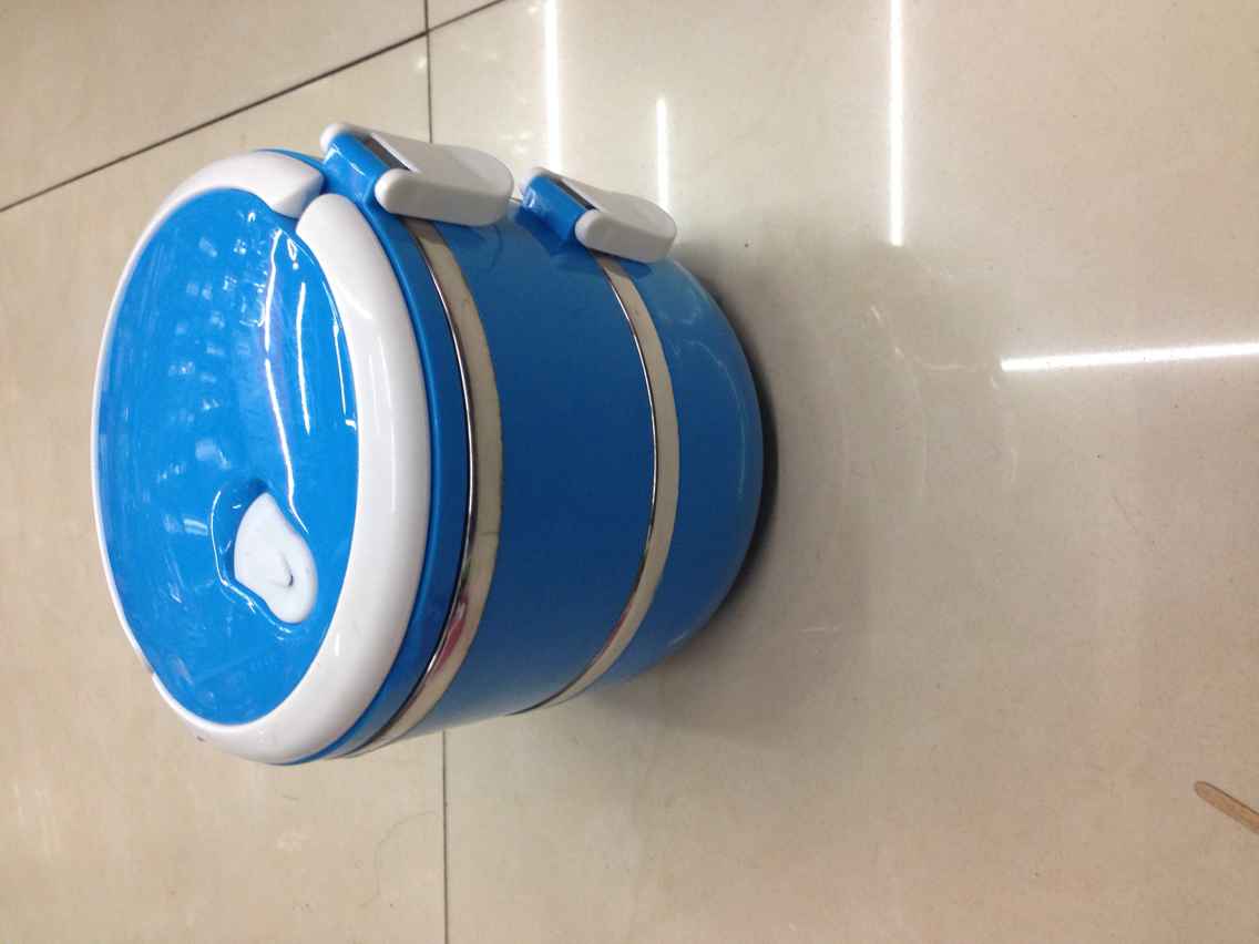 2 layers insulated stainless steel light lunch box thumbnail