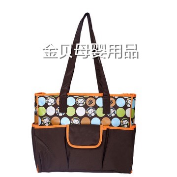 多功能时尚妈妈包妈咪包 斜跨孕妇待产包细节图