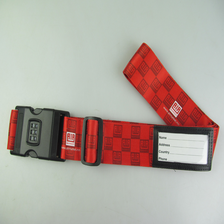 行李打包带普通三位海关密码锁打包带 拉杆旅行箱捆绑带