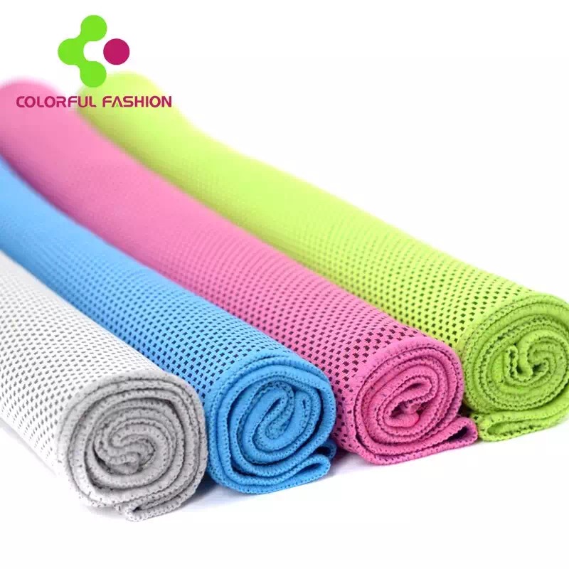 遇水即冷超防暑冰凉毛巾|冷感运动冰毛巾运动冰巾可印刷LOGO