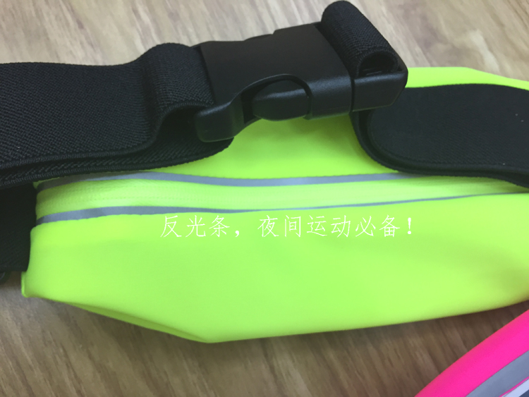 Outdoor sports cycling sports waist bag, waterproof, reflective, mobile phone window, touch screen, customizable LOGO Application Scenario