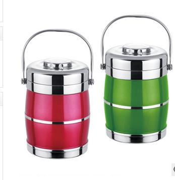 2.4 Drum stainless steel heat preservation color lifting pot thumbnail
