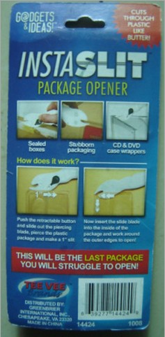 مقص متعدد الوظائف للمقص القشري (Insta Slit Package Specification image
