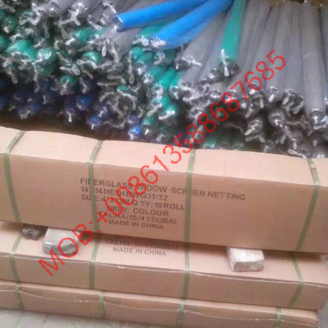 Fiberglass fireproof fiberglass window screen