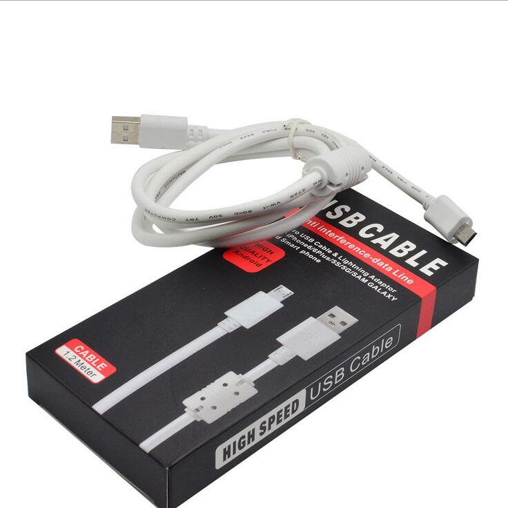 Bold magnetic ring engineering data cable USB Anti-jamming Android V8 I5 I6 fast charging cable thumbnail