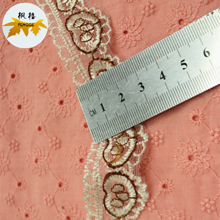 Factory direct sales of water-soluble mesh fabric lace DIY handicrafts Application Scenario